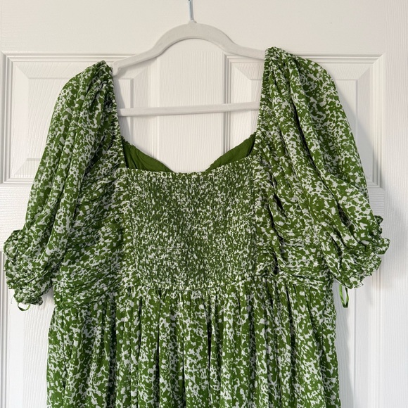 Abercrombie & Fitch Green Patterned Mini Dress - Picture 10 of 13